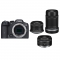 Canon EOS R7 Mirrorless Camera with RF-S 18-45mm, RF-S 55-210mm and RF 50mm f1.8 STM Lenses - view 1