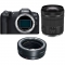 Canon EOS R8 Mirrorless Camera with RF-S 18-150mm f/3.5-6.3 IS STM Lens with EF-EOS R mount adapter - view 1